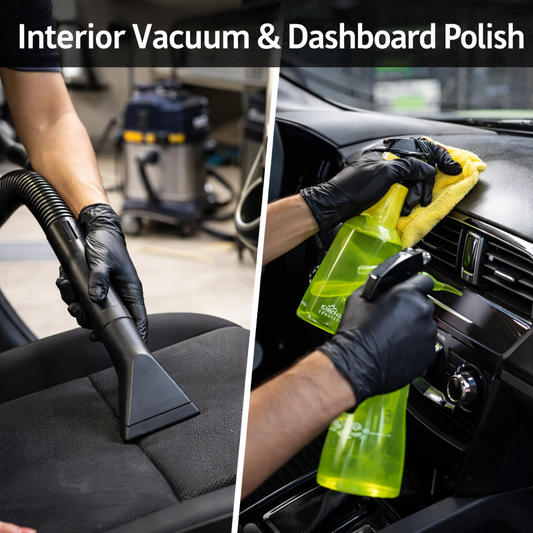 Interior Vacuum & Dashboard Polish